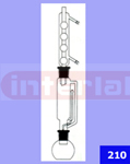 Soxhlet Extraction Apparatus, consists of flask, extractor and condenser